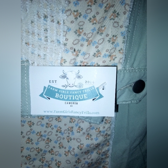 Patchwork Wide Leg Pants - Picture 10 of 11